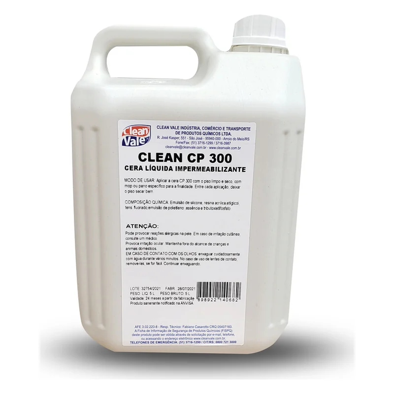 Clean CP 300 Cera Líquida Impermeabilizante