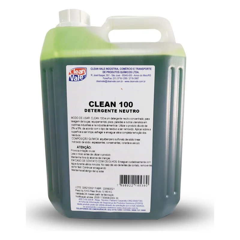 Clean 100 Detergente Neutro